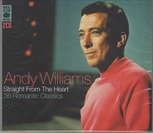 Andy Williams "Straight From The Heart: 36 Romantic Classics" NEW/SEALED 2CD Set - Picture 1 of 2