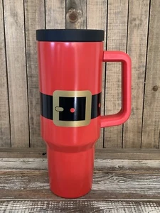 Hallmark - Roter Weihnachtsmannanzug Thermo Reisebecher ohne Strohhalm - 40 Unzen - Bild 1 von 9