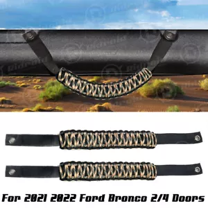 2x Empuñadura de agarre barra antivuelco en el techo para Ford Bronco 2021-2024 2/4 puertas - Imagen 1 de 6