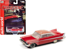 Auto World Christine Ultra Red an Evil 1958 Plymouth Fury Chase 1 64