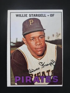 Tarjeta de béisbol 1967 Topps #140 Willie Stargell (en muy buen estado+) Bargin Bin - Imagen 1 de 2
