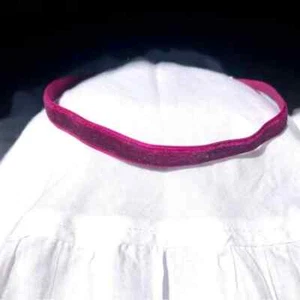 NEW! Wine / Maroon Velvet Choker Necklace - Picture 1 of 3