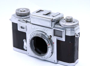 CONTAX IIIA Zeiss Ikon BLACK Dial Stuttgart BD Rangefinder Film Camera III A - Bild 1 von 19