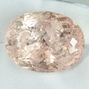 52.90  ct DAZZLING  LUSTROUS COLOR LESS  PEACH AS - NATURAL MORGANITE  See JU - Picture 1 of 3