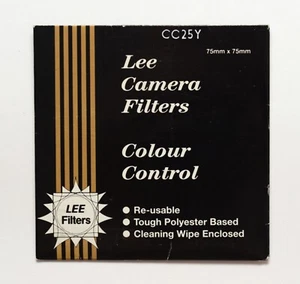Lee camera filter CC25Y 3x3" - Picture 1 of 2