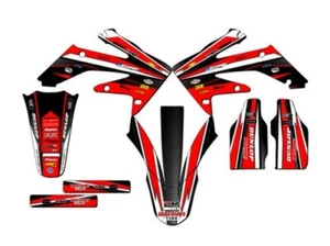 2004-2018 CRF 250X VIGOR Red Senge Graphics Kit Compatible with Honda - Picture 1 of 4
