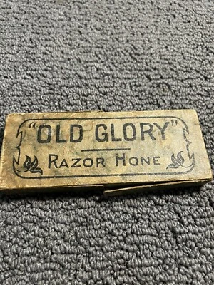 Vintage Old Glory Straight Razor Hone With Original Box - Image 1 of 4
