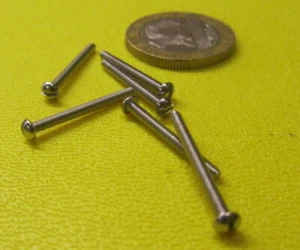 Maschinenschraube mit Rundkopf Schlitz 18-8 Edelstahl, 1-72 x 3/4" L 50 Stück - Bild 1 von 12