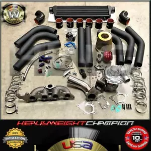 05-15 Mazda Miata MX-5 NC 2.0L Turbo Charger Kit T3/T4 Manifold+Intercooler+Bov - Picture 1 of 7