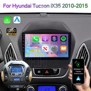 6+64G Android 13 For Hyundai Tucson IX35 2010-2015 Carplay Car Stereo Radio GPS - Bild 1 von 16