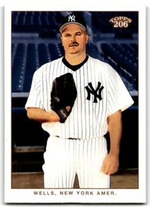 2002 TOPPS 206 DAVID WELLS NEW YORK YANKEES #210 - Picture 1 of 2