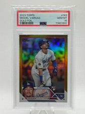 2023 Topps Miguel Vargas Gold Foil Rookie Card /99 PSA 10 Gem Mint! POP 25!!