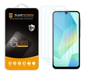 [3-Pack] Supershieldz Tempered Glass Screen Protector for Samsung Galaxy A16 5G - Picture 1 of 5