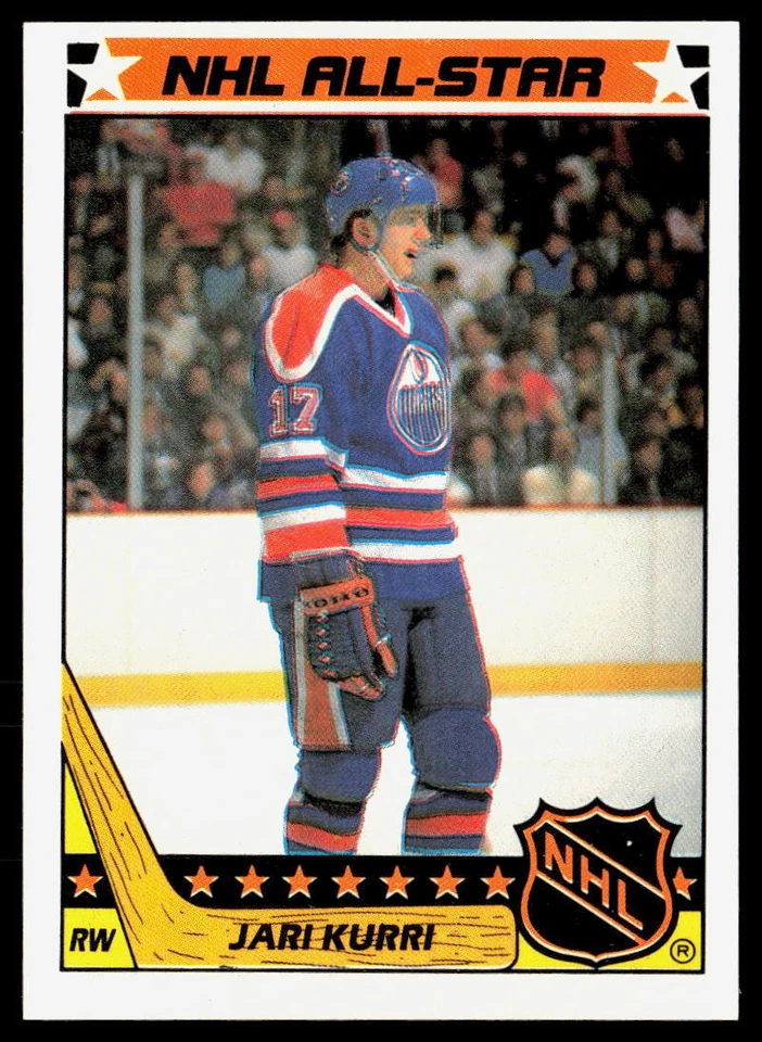 Jari Kurri 1987-88 Topps Stickers #4a NMT - Image 1 of 2