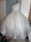 90%off Wedding Embroidery Beaded dress size 12 Bridal Chic
