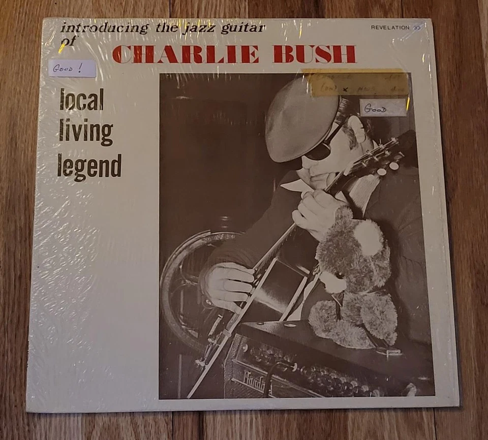 Charlie Bush - LOCAL LIVING LEGEND Revelation LP NM 1979 Jazz Guitar - Image 1 of 1
