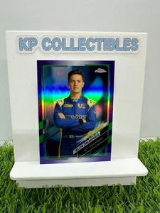 2021 Topps Chrome F1 Formula 1 Felipe Drugovich Future Stars Purple Green 60 - Picture 1 of 1