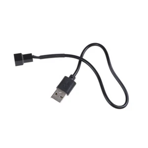 USB 2.0 A Male To 3-Pin/4-Pin Connector Adapter Cable For 5V Computer PC Fan S* - Picture 1 of 6