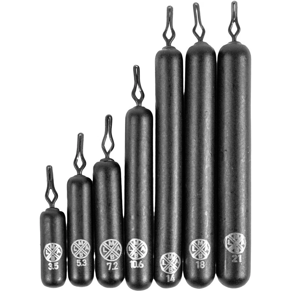 Drop Shot Tungsten Gewicht Sinker Stick LMAB - Finesse Stab bleifrei beschichtet - Bild 1 von 2