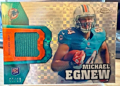 2012 Topps Chrome  Rookie Relics X-Fractor #RR16 Michael Egnew #98/99 (MEM, RC) - Image 1 of 2