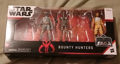 Figura de acción Star Wars Celebrate the Saga Bounty Hunters 3 abierta no completa  Foto 1 de 4