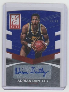 Autografo ADRIAN DANTLEY 2014-15 Donruss ELITE STATUS BLU #38 SP AUTO /49 HOF - Foto 1 di 2