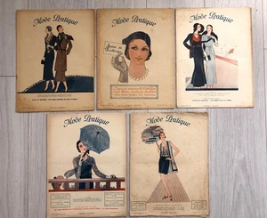 5x Revues LA MODE PRATIQUE Année 1931 Art deco - Picture 1 of 8