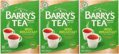 Bolsas de té Barry's Tea Irish Breakfast - 80 unidades (paquete de 3) Foto 1 de 4