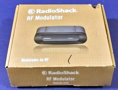 NEW - RADIOSHACK RF MODULATOR 15-2526 GOLD-PLATED CONNECTORS - Image 1 of 4