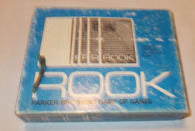 Vintage ROOK 1972 BLUE & RED Box Card Game 2 Decks COMPLETE NICE Parker Brothers - Image 1 of 4