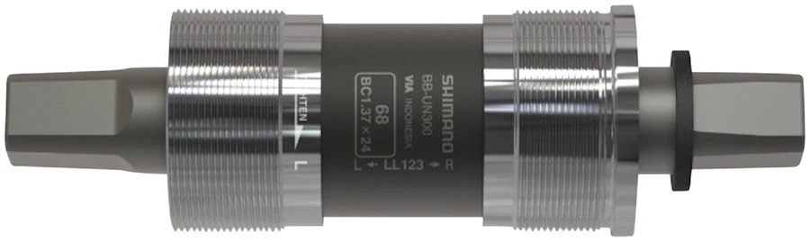 Shimano BB-UN300 Square Taper Bottom Bracket 73x118mm Hollow Spindle BSA, Black - Image 1 of 1