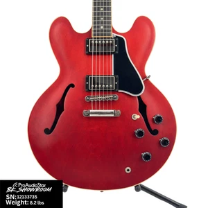 Used Gibson 2013 ES-335 Semi-Hollowbody Guitar - Satin Cherry w/OHSC - Picture 1 of 8