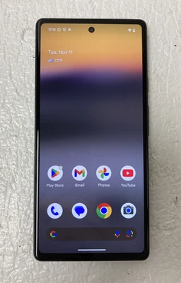 Google Pixel 6a 128GB Unlocked Gray - Image 1 of 4