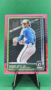 2025 Donruss Bobby Witt Jr 63/79 Pink Velocity Optic #27 Royals - Picture 1 of 2