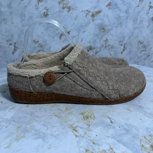 Earth Origins Women's Size 9M Shoes Beige Brown Mules Slip On Comfort Slippers - Picture 1 of 12