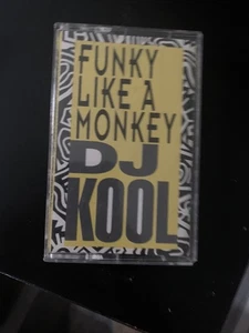 DJ Kool ‎- Funky Like A Monkey - Cassette Tape 1992 - HIP HOP Remixes - Rare Rob - Picture 1 of 5