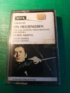 The Los Angeles Philharmonic Strauss Ein Heldenleben Zubin Mehta Tape Cassette - Picture 1 of 4