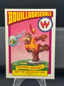 1988 Topps - Alien Productions, Bouillabaseball - #42B, Bart "Swollen Egg" Lobb - Picture 1 of 2
