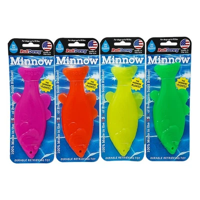 Ruff Dawg Minnow Dog Toy Assorted 6" x 2" x 1" (One Minnow) - Image 1 of 4