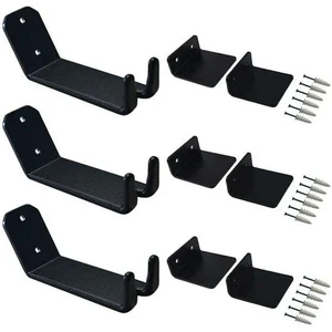 3er Pack Fahrrad Pedal Aufhänger Wandhalterung, Schwerlast Horizontal Fahrradträger für Garage - Bild 1 von 9