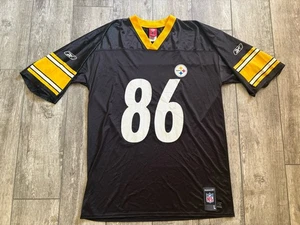 Hardly Worn NFL Reebok PITTSBURGH STEELERS #86 HINES WARD Football JERSEY Size L - Picture 1 of 9