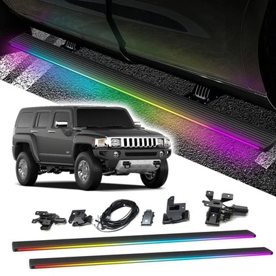 Power Running Boards Electric Stps LED Flow Lights for 2006-2010 Hummer H3 - Image 1 of 4