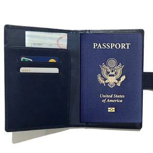 Passport Wallet with RFID Safe Lock - Picture 1 of 6
