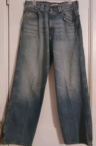 Mavi Jeans Men 32x29 Blue Denim Wide Leg Pants Medium Wash - Picture 1 of 12