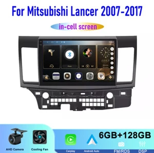 128GB 10'' For Mitsubishi Lancer 2007-17 Apple Carplay Android Car Stereo Radio - Picture 1 of 22