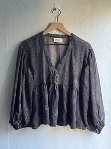 Ralph Lauren Denim & Supply Paisley Chiffon Bluse S - Bild 1 von 5
