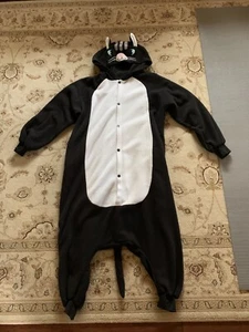 Katze Erwachsene Kostüm Halloween Outfit Catsuit - Größe S - Bild 1 von 3