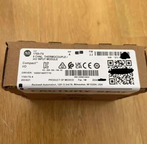 1769-IT6 SER A 6 CHANNEL CompactLogix Thermocouple/mV Input Module New Sealed DH - Picture 1 of 1