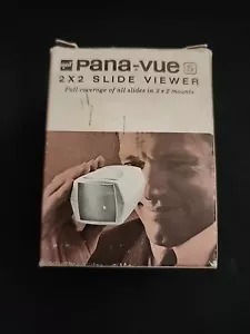 Visore diapositive vintage Sawyer's Pana-Vue 5 2X2 con scatola n. 2571 Visione Brillante - Foto 1 di 7
