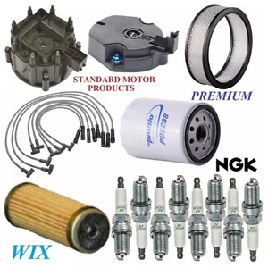 Tune Up Kit Filters Cap Wire Plugs For OLDSMOBILE DELTA 88 V8 5.0L; 4BBL 80-85 - Foto 1 di 1